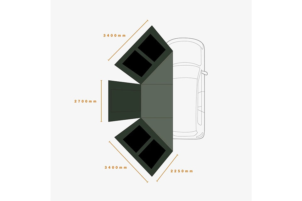 ECO ECLIPSE 180 AWNING WALLSET